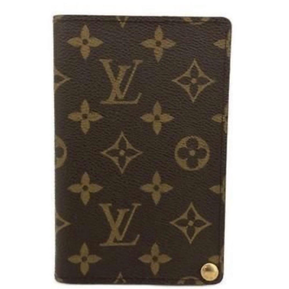 Louis Vuitton Monogram Porte Cartes Credit Pression Photos Case RARE